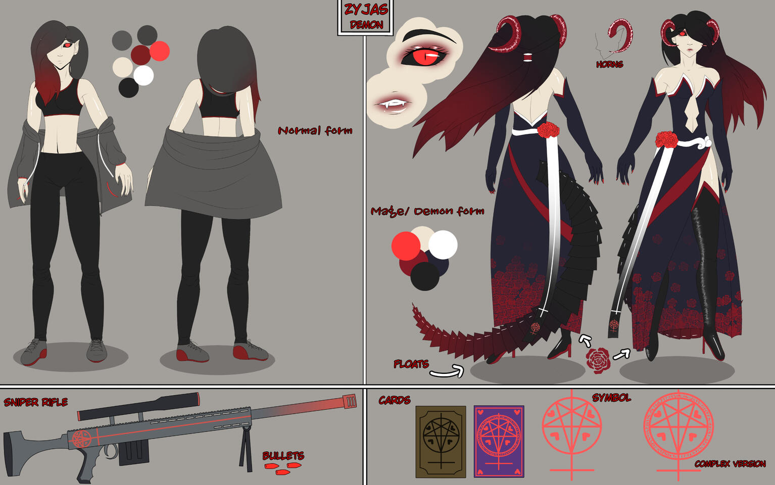 Front and back reference